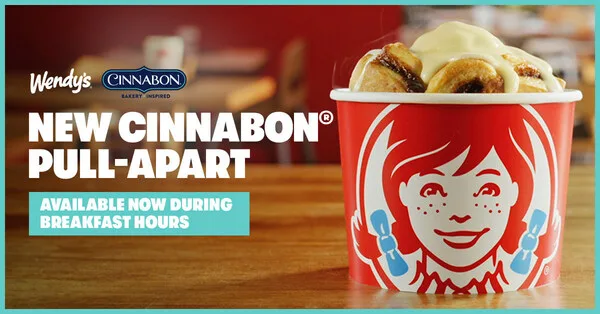 Wendy’s New Cinnabon® Pull-Apart